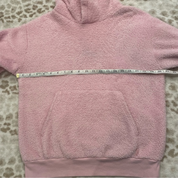 ARITZIA Tna Pink Cozy Teddy Bear Hoodie, Size Small - Picture 9 of 12